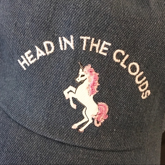 LAST! Head in the Clouds Unicorn Dad Baseball Hat - Picture 3 of 4